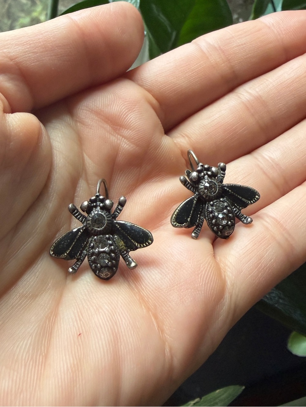 Silver Fly Earrings